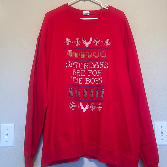 Other - Saturdays Are For The Boys Holiday Sweatshirt